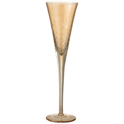 Jantarová sklenička na šampaňské Oil champagne - Ø 7*28 cm