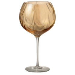Jantarová sklenička na víno Oil wine - Ø 12*21 cm