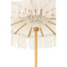 Přírodní drhaný slunečník na stůl Macrame - ∅65*95 cm