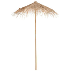 Přírodní slaměný dekorační slunečník Straw S - ∅ 150*270 cm