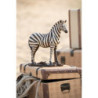 Bílo-černá antik dekorace Zebra - 31*11*32 cm