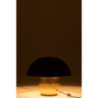 Černo-zlatá kovová stolní lampa Mushroom - Ø 40*34cm
