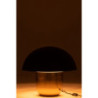 Černo-zlatá kovová stolní lampa Mushroom Large - Ø 50*45cm