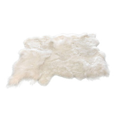 Bílý koberec z ovčí kůže Sheep white - 200*160*12cm