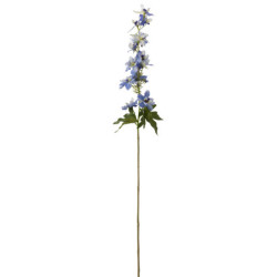 Dekorace umělá modrá květina Delphinium blue - 10*10*94 cm
