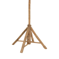 Bambusový slunečník se střechou z banánových listů - ∅ 150*260 cm