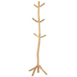 Dřevěný volně stojící věšák s 6-ti háčky Branches - 65*65*185 cm