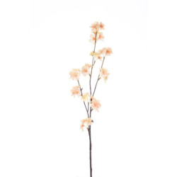 Větvička s lososovými květy Blossom - 80 cm