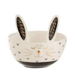 Keramická miska s oušky králíček Rabbito - Ø12*11 cm