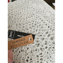 Světle zelený bavlněný krajkový ubrus Lace Green - 200*135cm