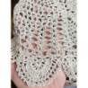 Světle zelený bavlněný krajkový ubrus Lace Green - 200*135cm