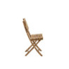 Přírodní bambusová skládací židle Bamboo Pliable - 54*45*85cm