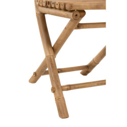 Přírodní bambusová skládací židle Bamboo Pliable - 54*45*85cm