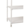 Bílý antik kovový konzolový stůl se šuplíky Valio White - 75*38*84cm