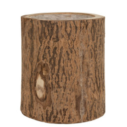 Přírodní květináč z kmene stromu Paulownia - Ø 28*32cm