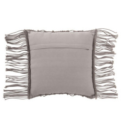 Polštář Macrame Taupe s třásněmi  - 45*45 cm