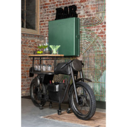 Granitový retro bar motocykl na12skleniček a 6lahví vína Motorcycle - 200*43*100 cm
