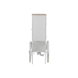 Bílý antik retro bar kolo na skleničky a 9lahví vína Bicycle - 173*64*119 cm