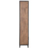 Policový regál / knihovna s kovovou kontrukcí Industrial - 165*40*216cm