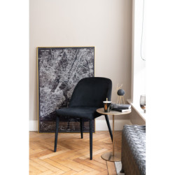 Černá jídelní židle Charlotte - 58*80*51 cm