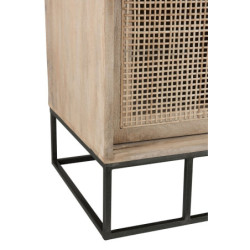 TV dřevěná komoda s dvířky Woven - 150*40*50cm