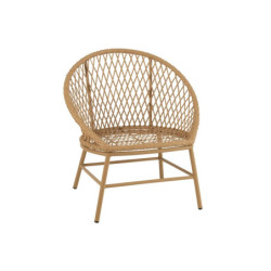 Béžové ratanové zahradní křeslo Zayo Beige - 59*74*81cm
