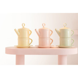 Žlutý keramický Tea for One Hella Yellow - 18*16*22 cm
