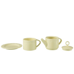 Žlutý keramický Tea for One Hella Yellow - 18*16*22 cm