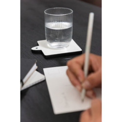 Sklenička na vodu s vroubkováním Ralph - Ø7*9cm / 260ml