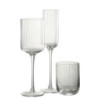 Sklenička na vodu s vroubkováním Ralph - Ø7*9cm / 260ml