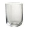 Sklenička na vodu s vroubkováním Ralph - Ø7*9cm / 260ml