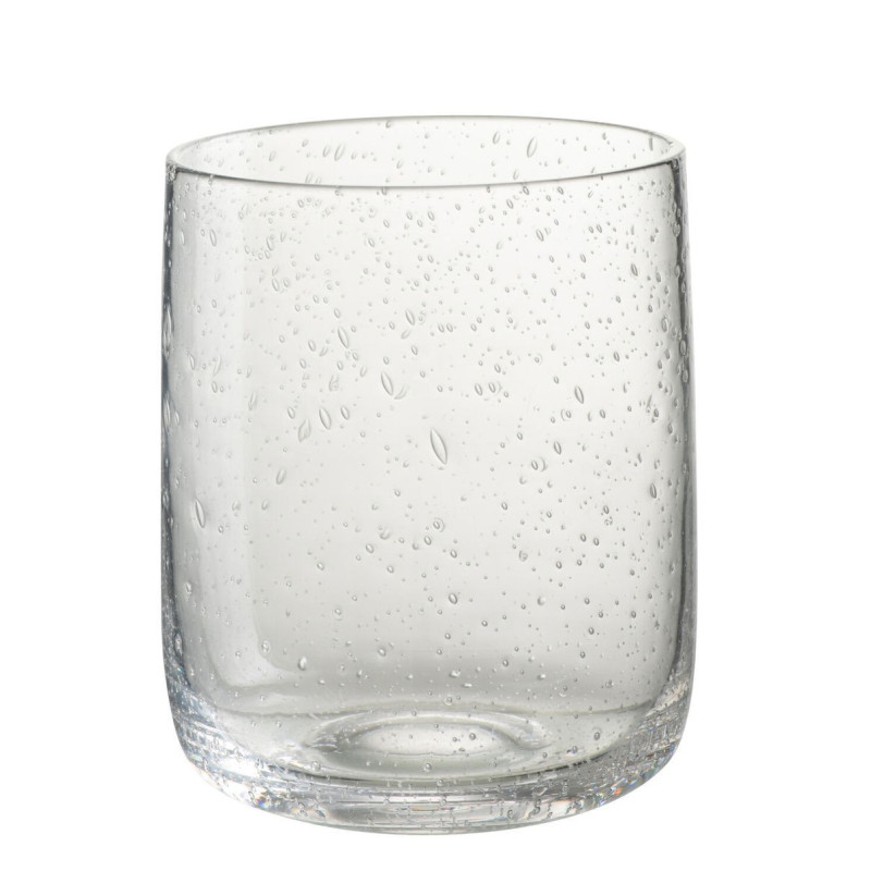 Sklenička na vodu s bublinkami Louise - Ø7*9cm / 310ml