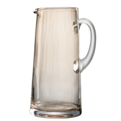Jantarový skleněný džbán Caraffo - Ø 12*25cm / 1,5L