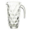 Transparentní skleněný džbán s bublinami Loupe - 17*12*22cm / 1000ml