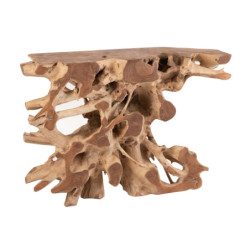 Přírodní konzolový stůl z teakového dřeva Raoul teak - 121*40*81cm
