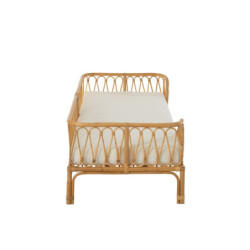 Přírodní ratanová pohovka / postel Pierre Rattan - 186*77*55cm