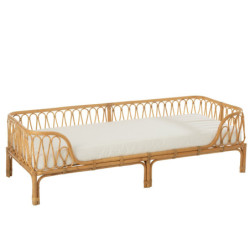 Přírodní ratanová pohovka / postel Pierre Rattan - 186*77*55cm