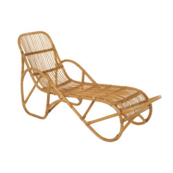 Přírodní ratanové lehátko Els Rattan - 174*60*93cm