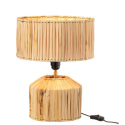 Stolní přírodní lampa z banánových listů Hanna Bannas  - Ø 35*30 cm/ E27/ 40W