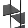 Černý policový regál Irregular- 110*25*150cm