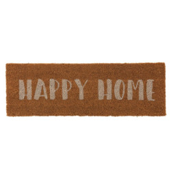 Rohožka z kokosových vláken Happy Home - 75*25*2 cm
