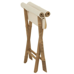 Přírodní bambusová stolička Bamboo Pliable - 40*40*42cm
