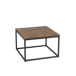Odkládací stolek s kovovou kontrukcí Industrial - 60*60*40cm