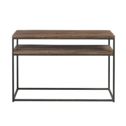 Konzolový stolek s kovovou kontrukcí Industrial - 120*40*78cm