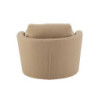 Béžové kulaté křeslo Swivel Beige - 98*107*88cm