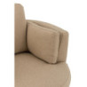 Béžové kulaté křeslo Swivel Beige - 98*107*88cm
