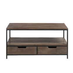 Konferenční / TV stolek s kovovou kontrukcí Industrial - 120*50*60cm