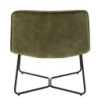 Zelené sametové křeslo Lounge Isabel Green - 71*68*78cm