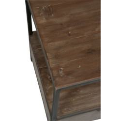 Konferenční / TV stolek s kovovou kontrukcí Industrial - 120*50*60cm