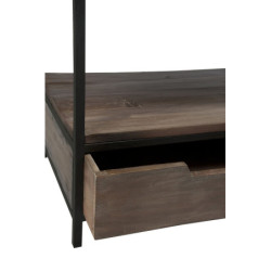 Konferenční / TV stolek s kovovou kontrukcí Industrial - 120*50*60cm